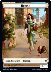 Human // Food (17) Double-Sided Token [Throne of Eldraine Tokens] | GrognardGamesBatavia