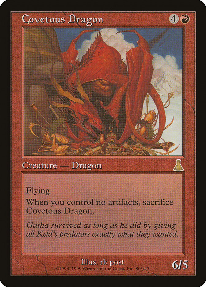 Covetous Dragon [Urza's Destiny] | GrognardGamesBatavia