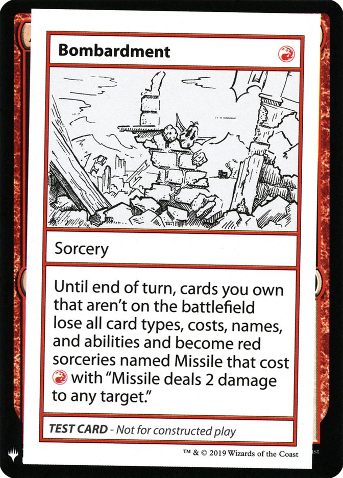 Bombardment [Mystery Booster Playtest Cards] | GrognardGamesBatavia
