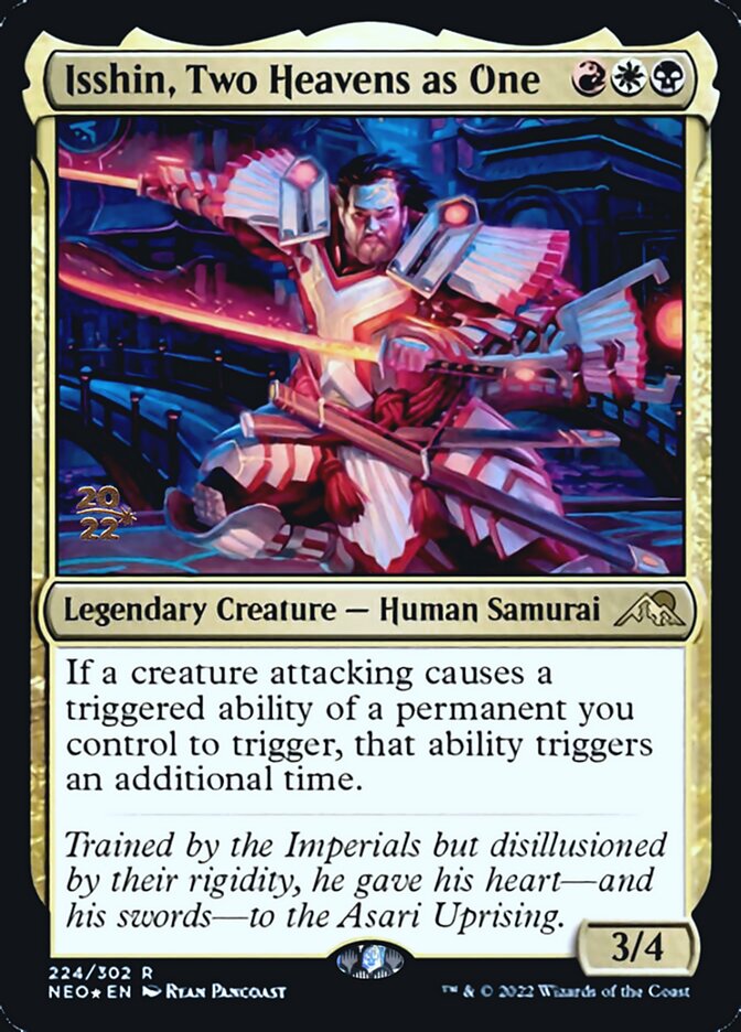 Isshin, Two Heavens as One [Kamigawa: Neon Dynasty Prerelease Promos] | GrognardGamesBatavia