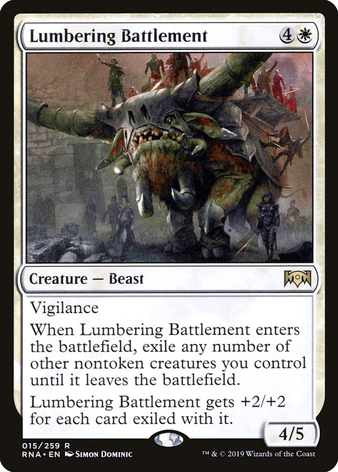 Lumbering Battlement [Ravnica Allegiance] | GrognardGamesBatavia