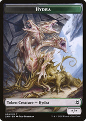 Cat // Hydra Double-Sided Token [Zendikar Rising Tokens] | GrognardGamesBatavia