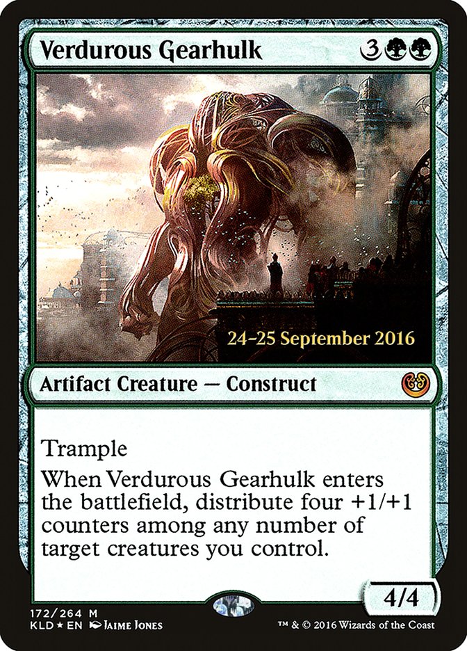 Verdurous Gearhulk [Kaladesh Prerelease Promos] | GrognardGamesBatavia