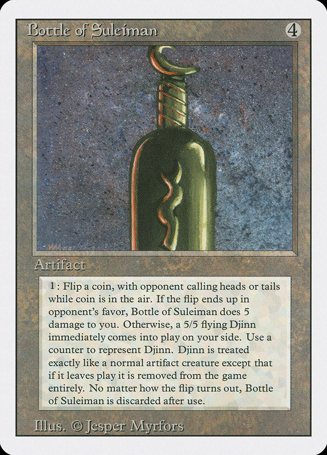 Bottle of Suleiman [Revised Edition] | GrognardGamesBatavia