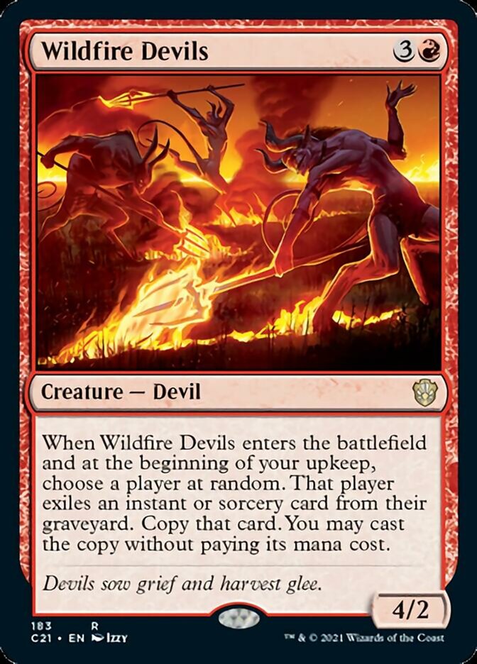 Wildfire Devils [Commander 2021] | GrognardGamesBatavia