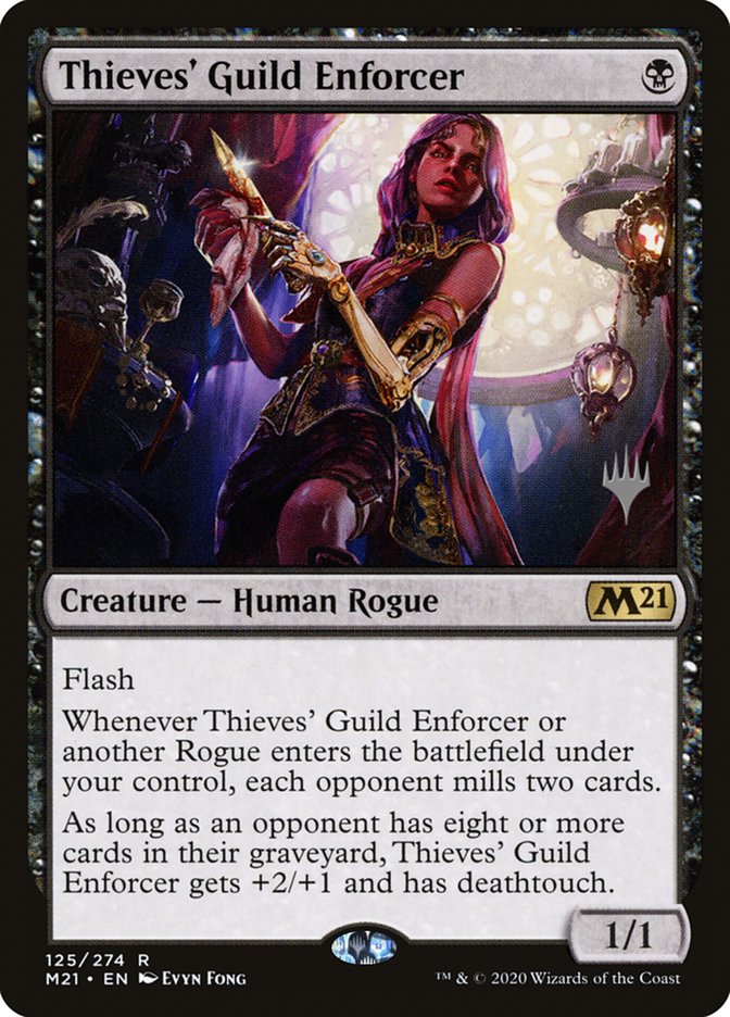 Thieves' Guild Enforcer (Promo Pack) [Core Set 2021 Promos] | GrognardGamesBatavia