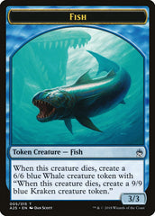 Fish // Kraken Double-Sided Token [Masters 25 Tokens] | GrognardGamesBatavia