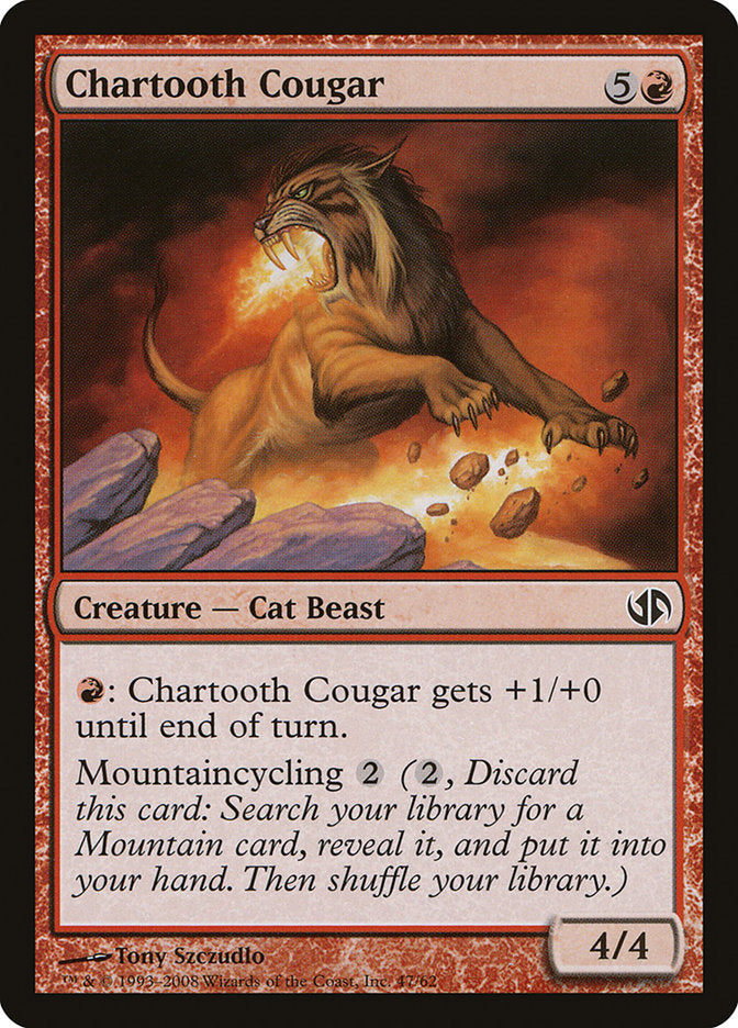 Chartooth Cougar [Duel Decks: Jace vs. Chandra] | GrognardGamesBatavia