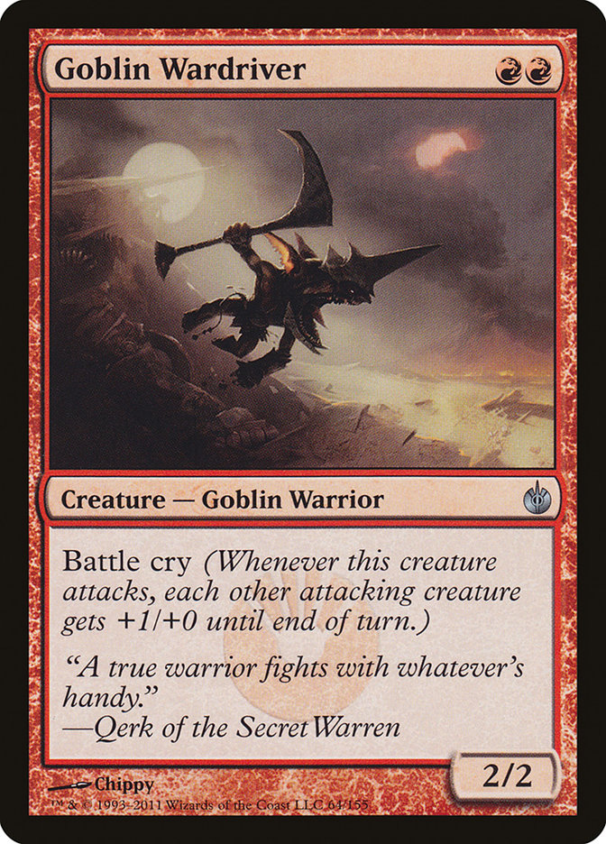 Goblin Wardriver [Mirrodin Besieged] | GrognardGamesBatavia