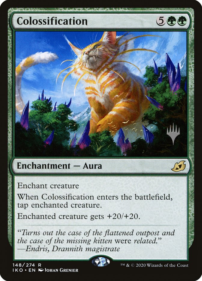 Colossification (Promo Pack) [Ikoria: Lair of Behemoths Promos] | GrognardGamesBatavia