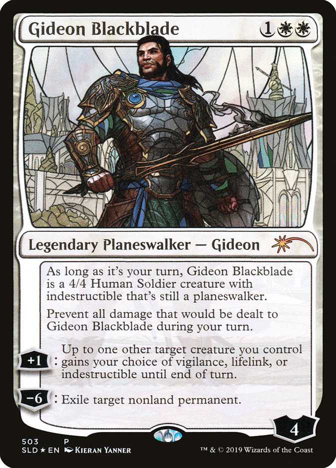 Gideon Blackblade (Stained Glass) [Secret Lair Drop Promos] | GrognardGamesBatavia