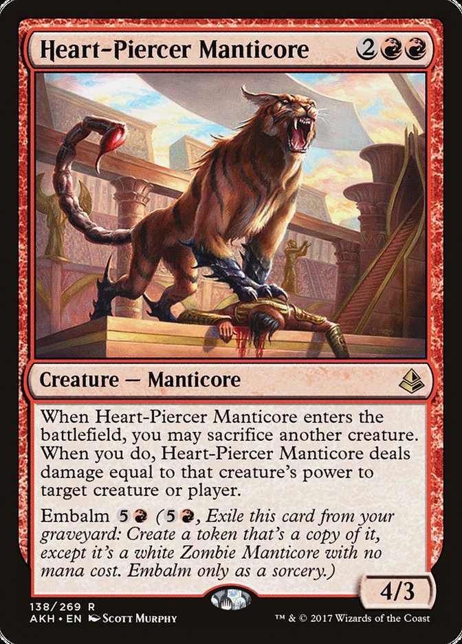 Heart-Piercer Manticore [Amonkhet] | GrognardGamesBatavia