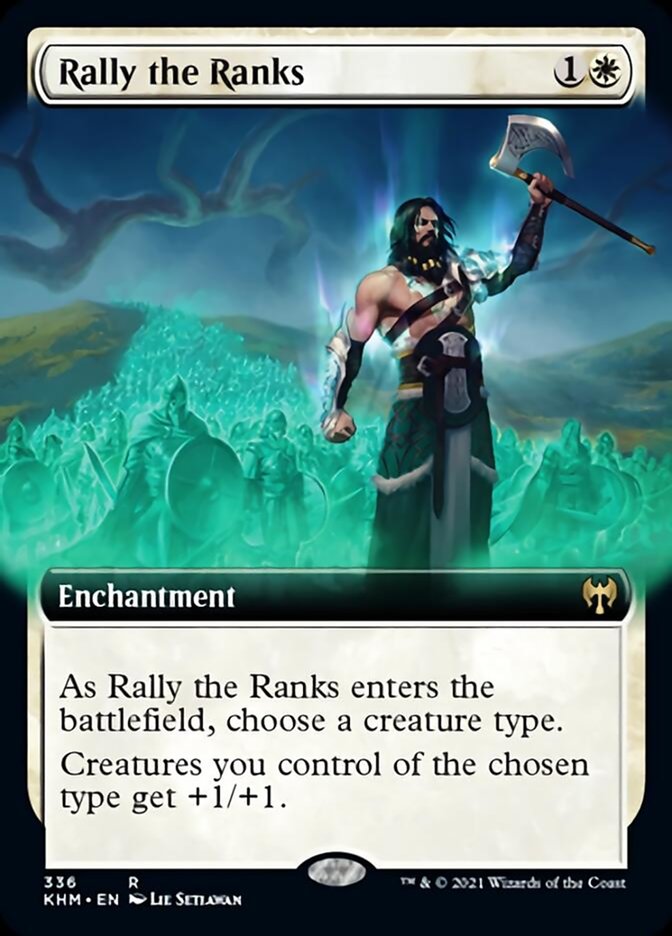 Rally the Ranks (Extended Art) [Kaldheim] | GrognardGamesBatavia