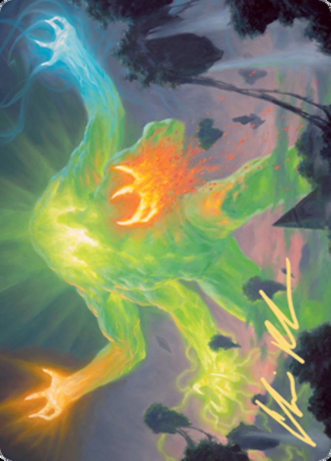 Omnath, Locus of Creation Art Card (Gold-Stamped Signature) [Zendikar Rising Art Series] | GrognardGamesBatavia