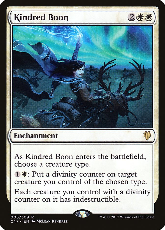 Kindred Boon [Commander 2017] | GrognardGamesBatavia