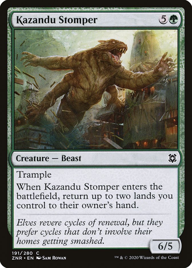 Kazandu Stomper [Zendikar Rising] | GrognardGamesBatavia