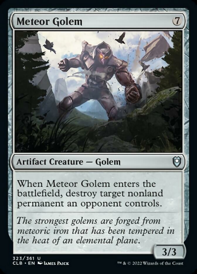 Meteor Golem [Commander Legends: Battle for Baldur's Gate] | GrognardGamesBatavia