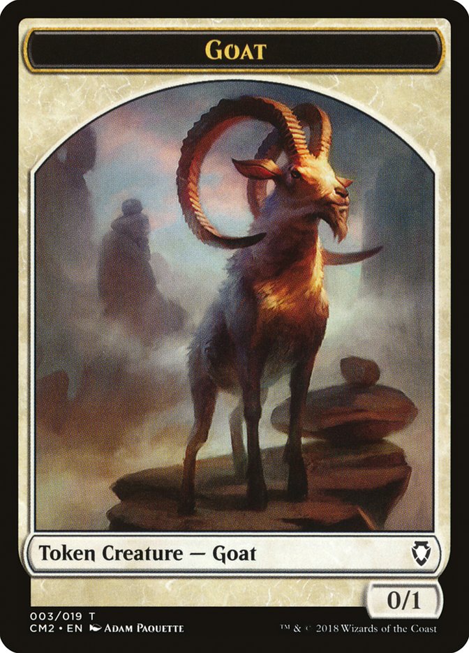 Goat Token [Commander Anthology Volume II Tokens] | GrognardGamesBatavia