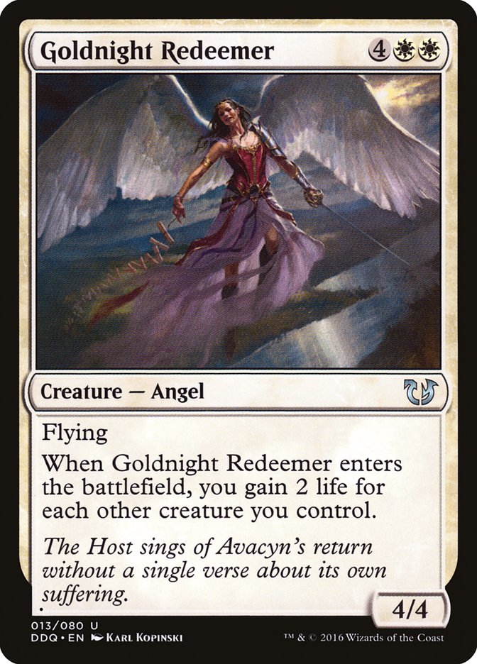 Goldnight Redeemer [Duel Decks: Blessed vs. Cursed] | GrognardGamesBatavia