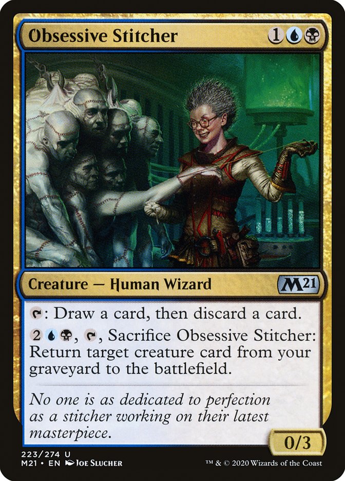 Obsessive Stitcher [Core Set 2021] | GrognardGamesBatavia