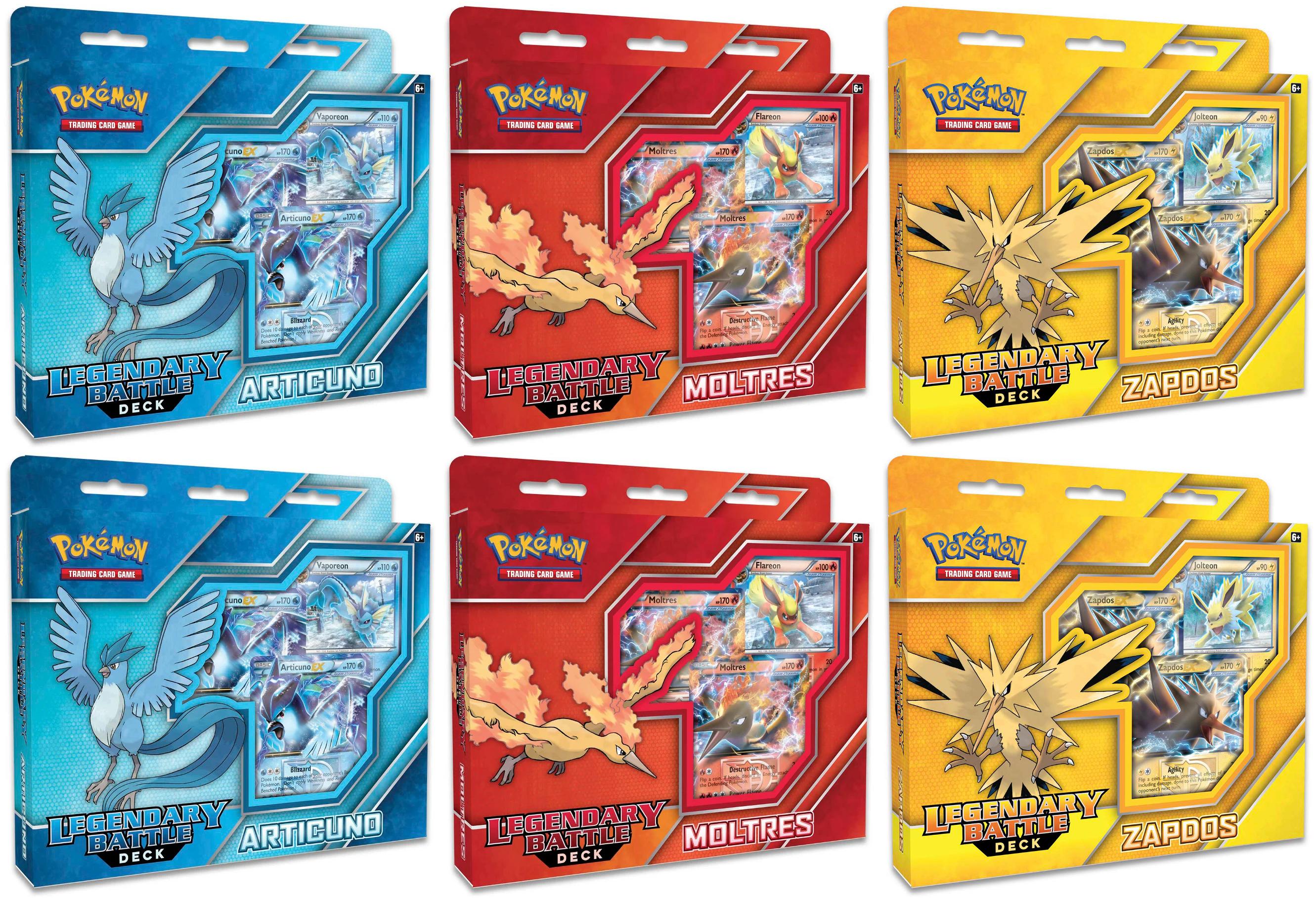 Legendary Battle Deck Display (Articuno, Zapdos & Moltres) | GrognardGamesBatavia