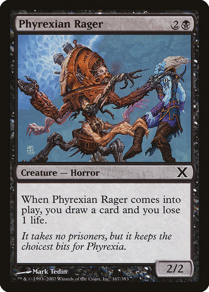 Phyrexian Rager [Tenth Edition] | GrognardGamesBatavia