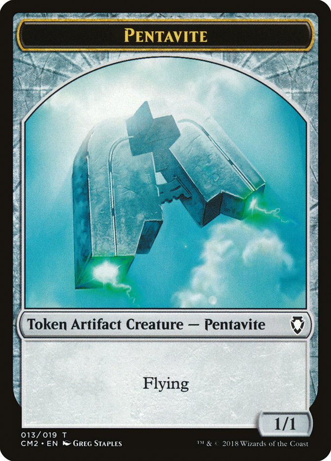 Pentavite Token [Commander Anthology Volume II Tokens] | GrognardGamesBatavia