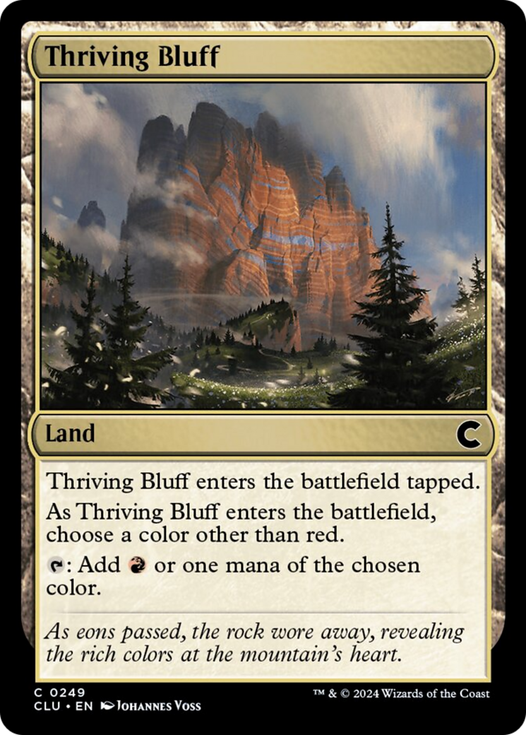 Thriving Bluff [Ravnica: Clue Edition] | GrognardGamesBatavia