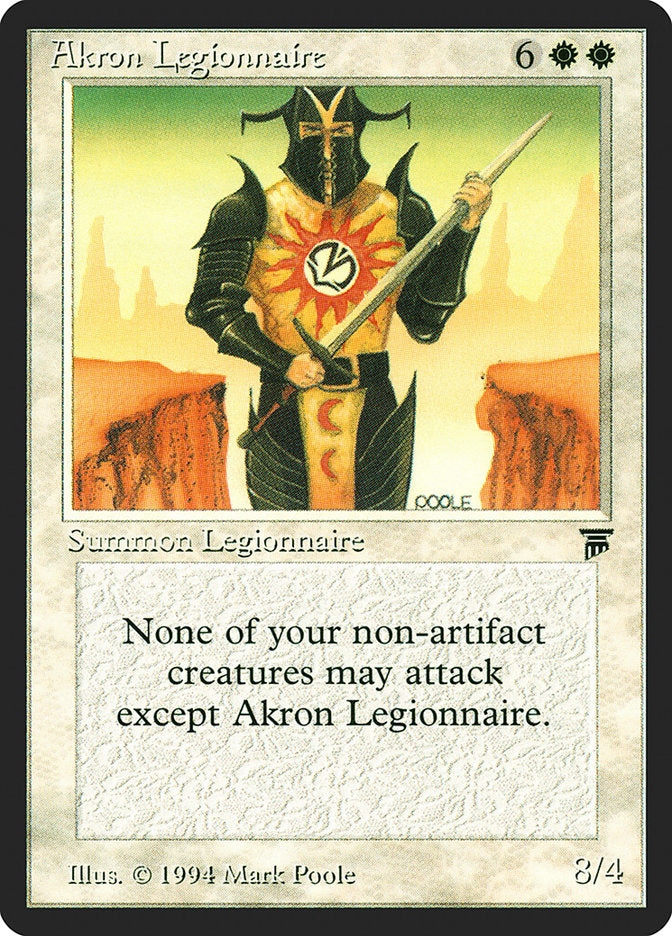 Akron Legionnaire [Legends] | GrognardGamesBatavia