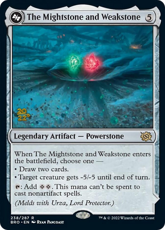 The Mightstone and Weakstone [The Brothers' War Prerelease Promos] | GrognardGamesBatavia