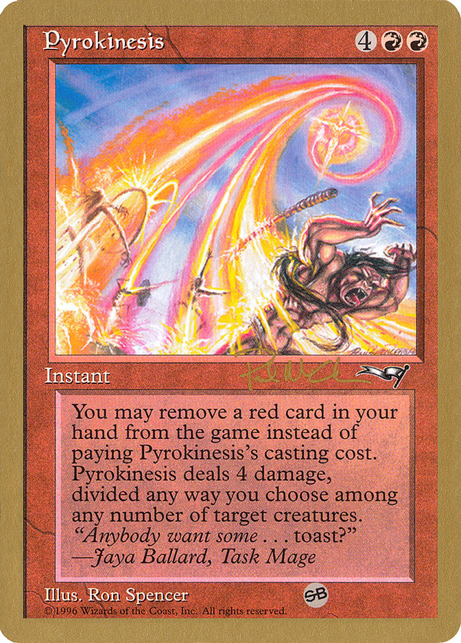 Pyrokinesis (Paul McCabe) (SB) [World Championship Decks 1997] | GrognardGamesBatavia