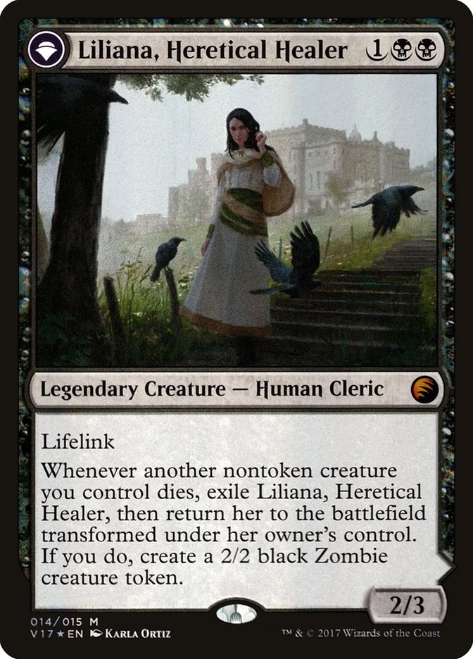 Liliana, Heretical Healer // Liliana, Defiant Necromancer [From the Vault: Transform] | GrognardGamesBatavia