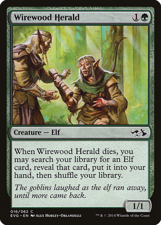 Wirewood Herald (Elves vs. Goblins) [Duel Decks Anthology] | GrognardGamesBatavia