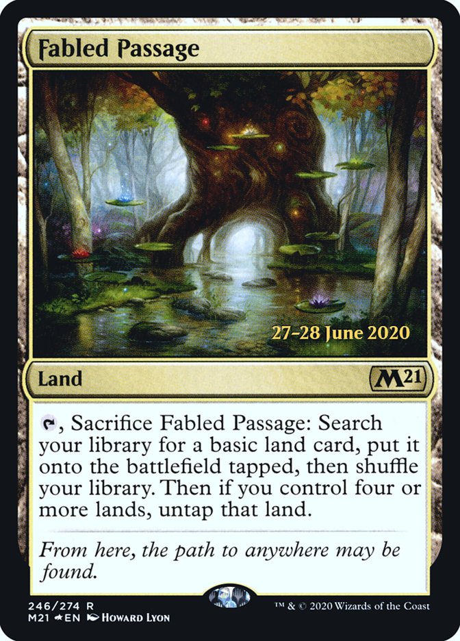 Fabled Passage [Core Set 2021 Prerelease Promos] | GrognardGamesBatavia