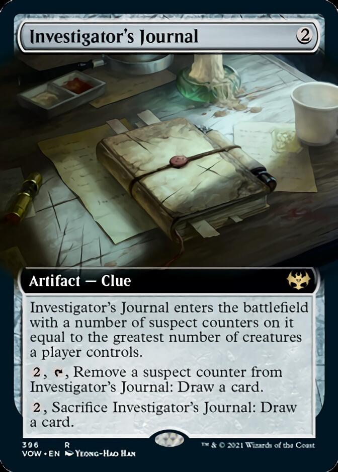 Investigator's Journal (Extended Art) [Innistrad: Crimson Vow] | GrognardGamesBatavia