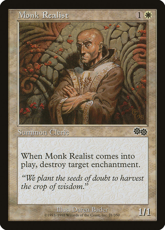 Monk Realist [Urza's Saga] | GrognardGamesBatavia