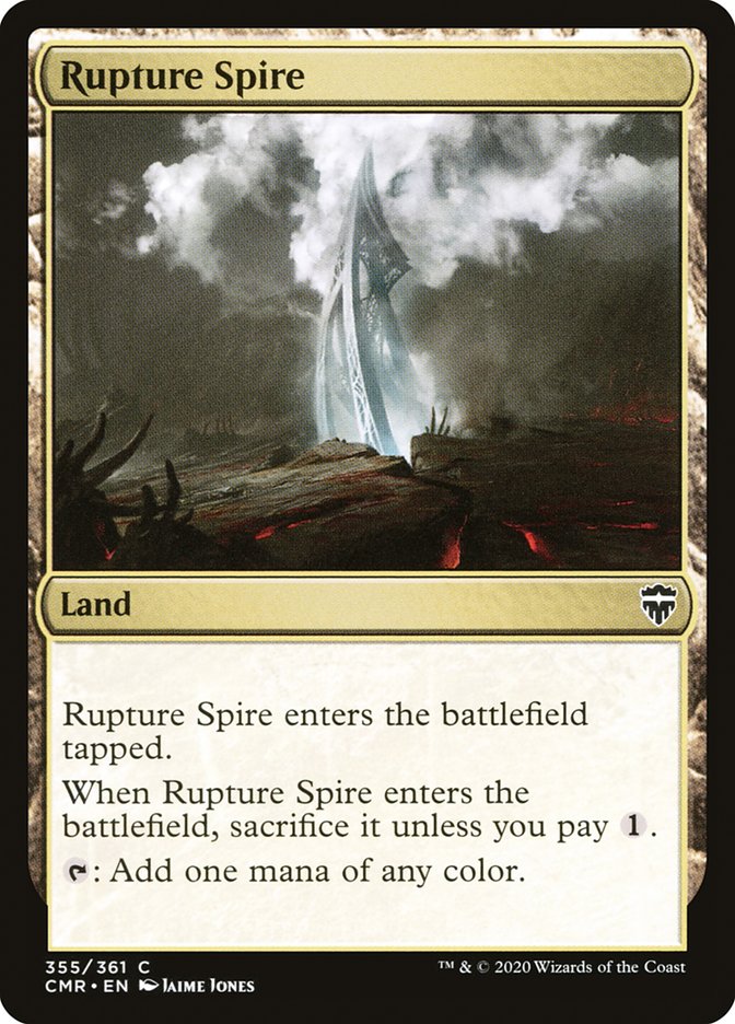 Rupture Spire (355) [Commander Legends] | GrognardGamesBatavia