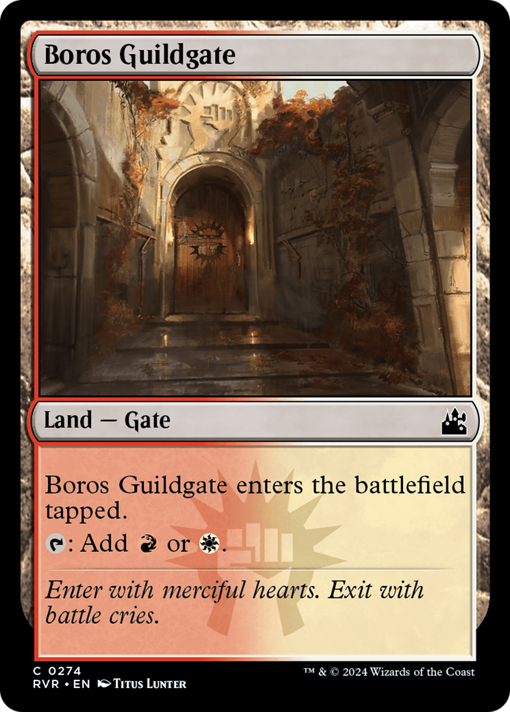 Boros Guildgate [Ravnica Remastered] | GrognardGamesBatavia