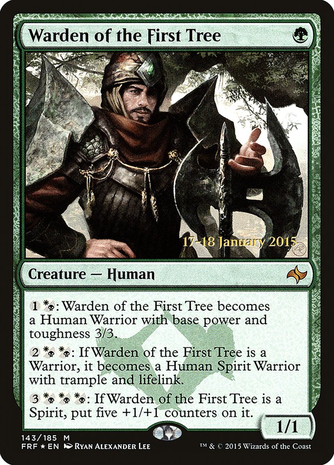 Warden of the First Tree [Fate Reforged Prerelease Promos] | GrognardGamesBatavia