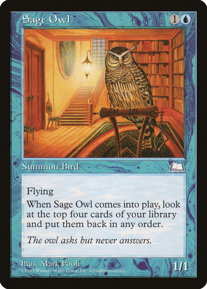 Sage Owl [Weatherlight] | GrognardGamesBatavia