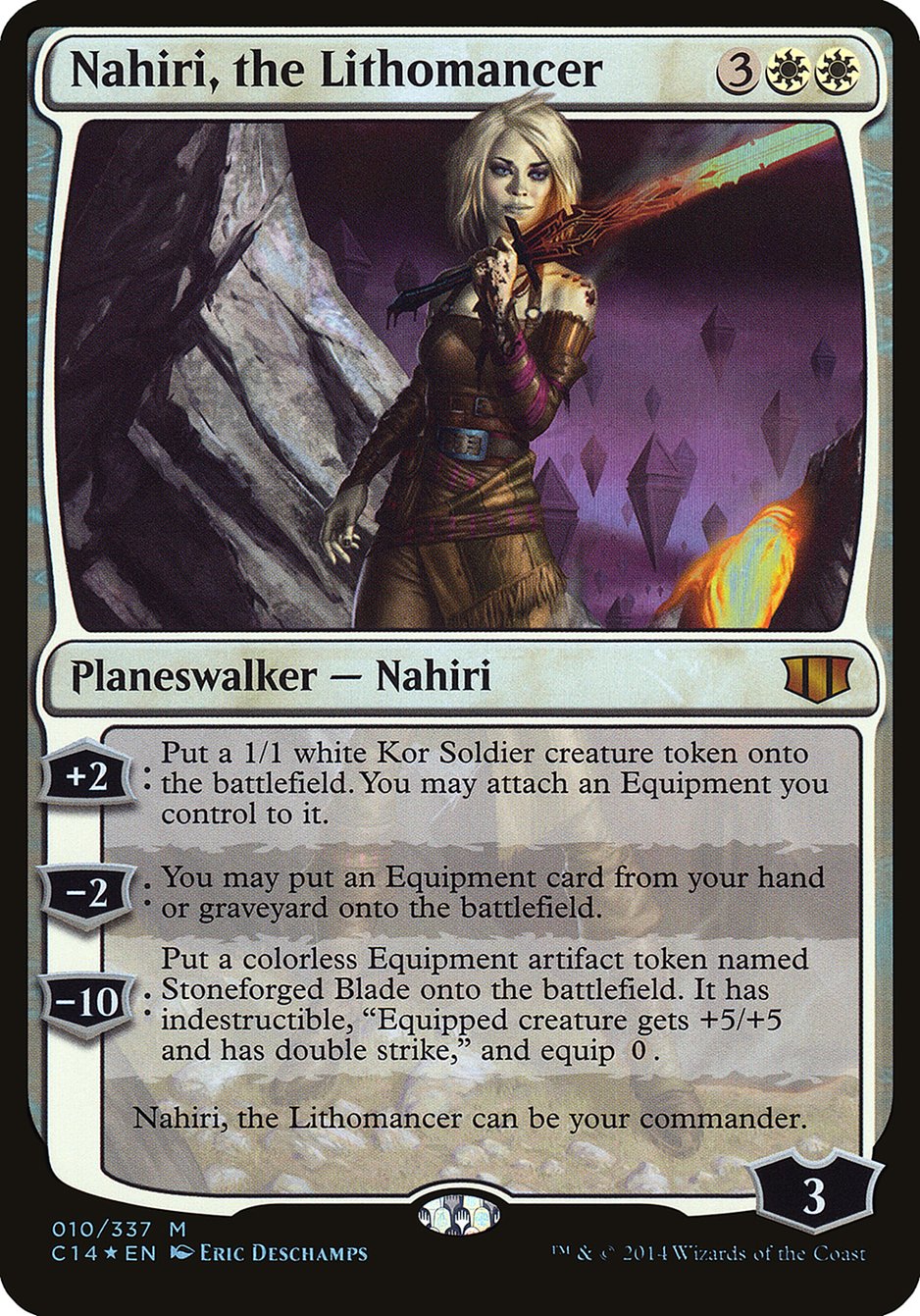 Nahiri, the Lithomancer (Oversized) [Commander 2014 Oversized] | GrognardGamesBatavia