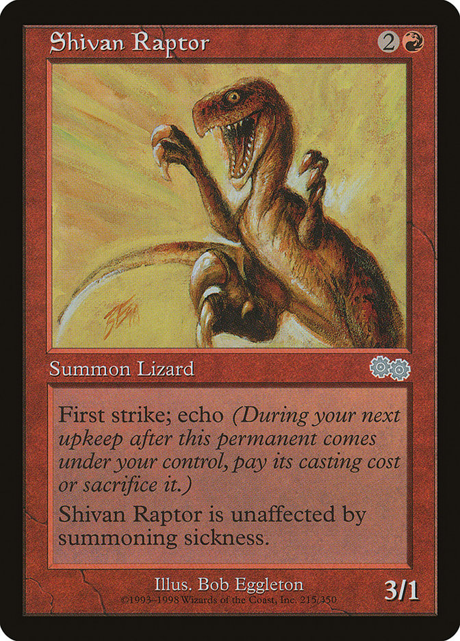 Shivan Raptor [Urza's Saga] | GrognardGamesBatavia