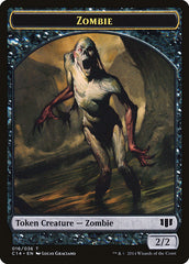 Demon (012/036) // Zombie (016/036) Double-Sided Token [Commander 2014 Tokens] | GrognardGamesBatavia