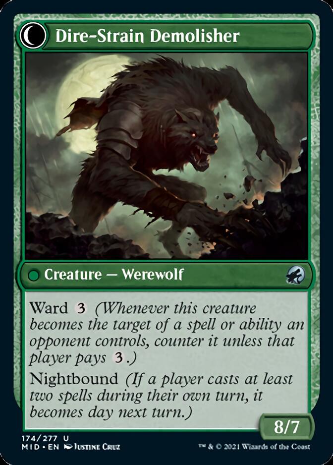 Burly Breaker // Dire-Strain Demolisher [Innistrad: Midnight Hunt] | GrognardGamesBatavia