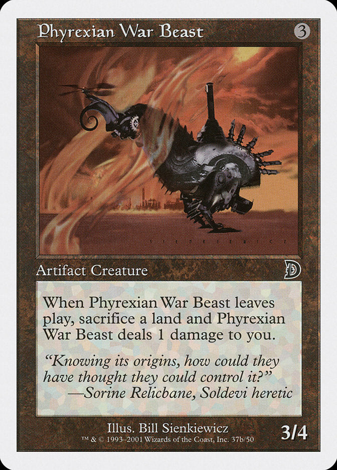 Phyrexian War Beast (Signature on Right) [Deckmasters] | GrognardGamesBatavia