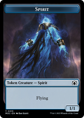 Spirit (9) // Spirit (13) Double-Sided Token [March of the Machine Commander Tokens] | GrognardGamesBatavia