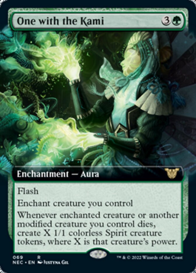 One with the Kami (Extended Art) [Kamigawa: Neon Dynasty Commander] | GrognardGamesBatavia