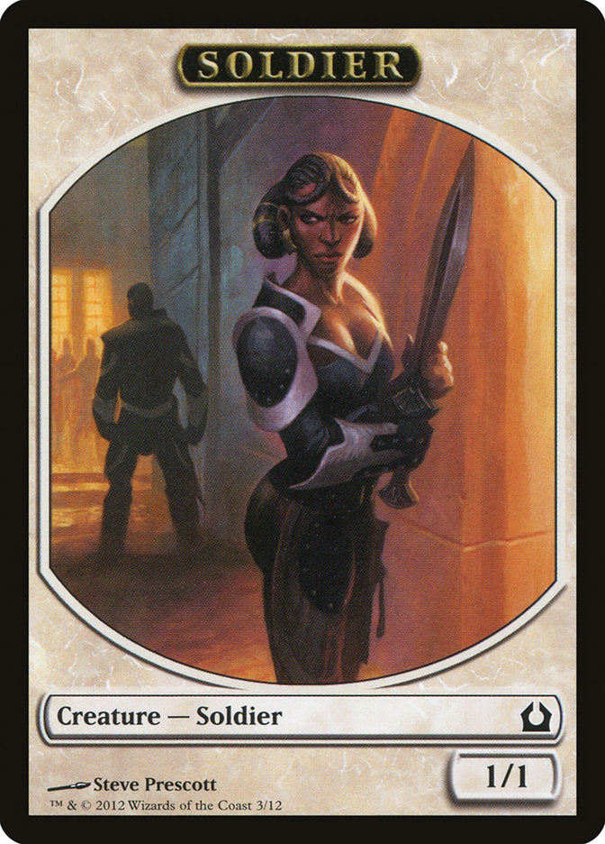 Soldier Token [Return to Ravnica Tokens] | GrognardGamesBatavia