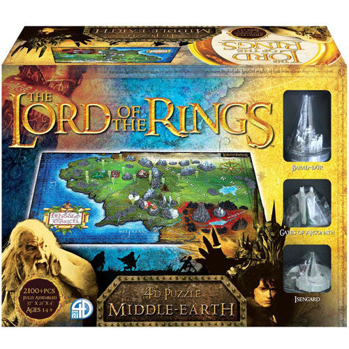 The Lord of the Rings 4D Puzzle Middle-Earth | GrognardGamesBatavia