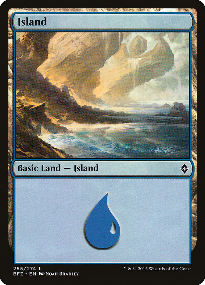 Island (255a) [Battle for Zendikar] | GrognardGamesBatavia